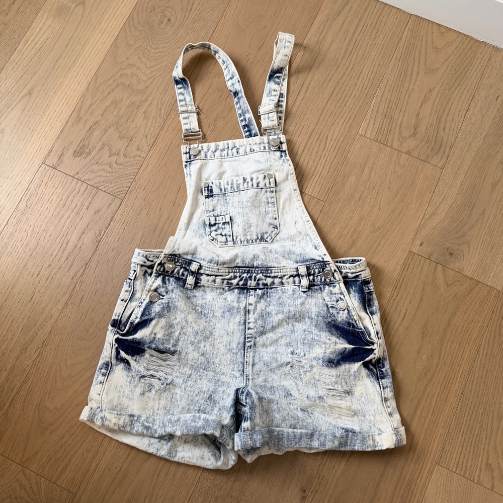 Forever 21 Light Blue Denim Overalls